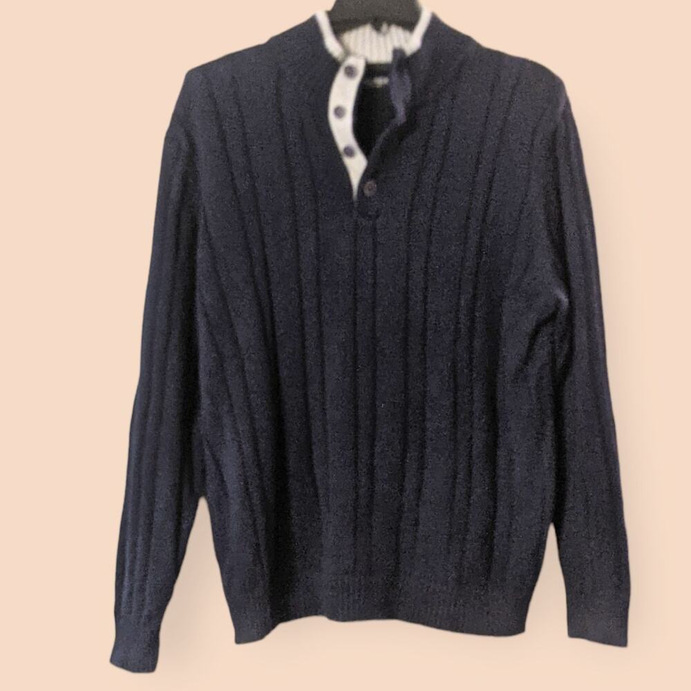 Men's Navy Blue Nautica Pullover Sweater XL